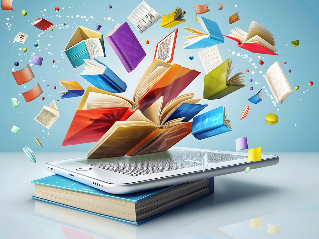 illustrating how mobile devices empower learners to access educational content and resources on-the-go, fostering personalized